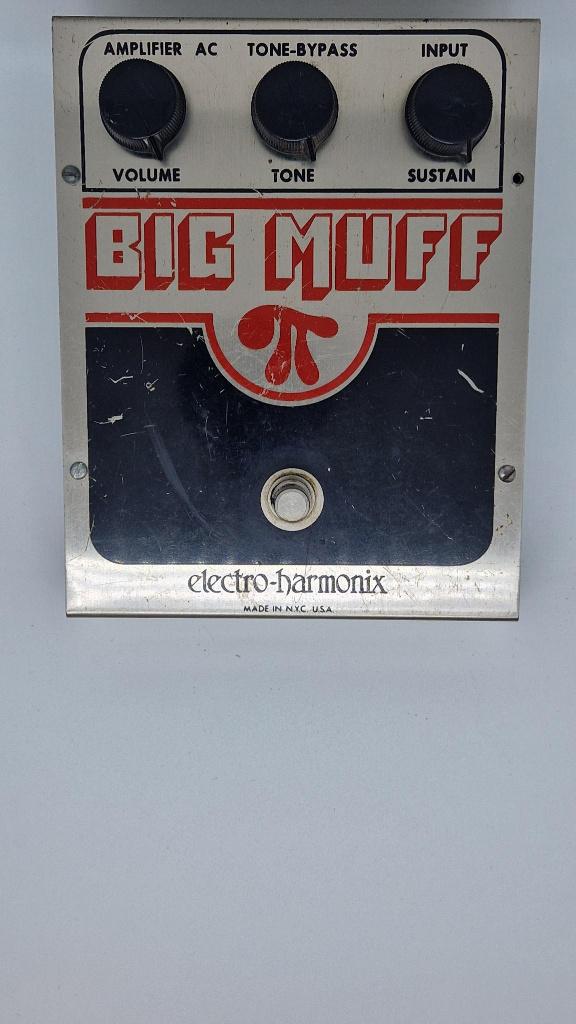 Electro Harmonix Big Muff V5 Opamp, Ophalen of Verzenden, Gebruikt, Distortion, Overdrive of Fuzz