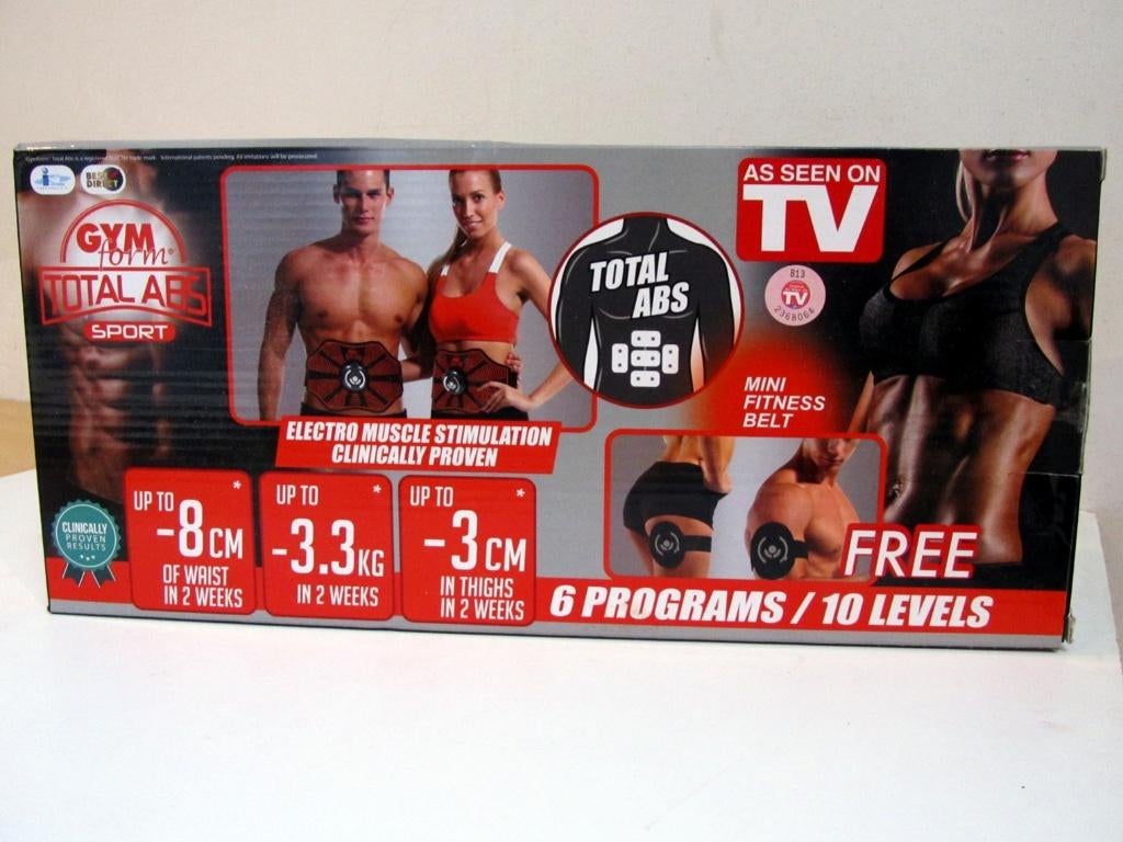 Ceinture d'électrostimulation Gym form Total ABS Sport, Sports & Fitness, Enlèvement ou Envoi, Neuf