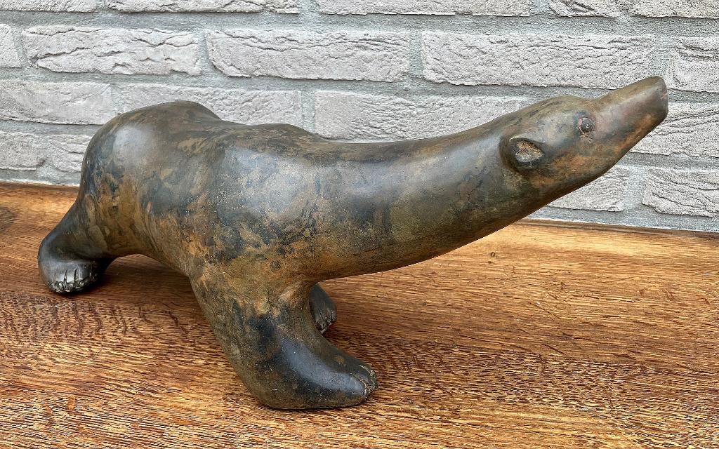 ours polaire Pierre Chenet, Antiquités & Art, Envoi, Bronze