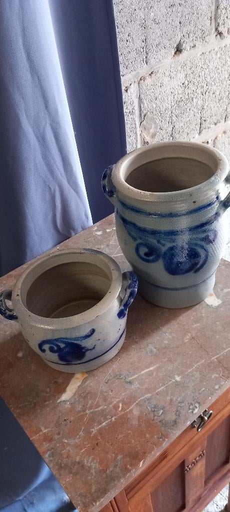 3 pots de fleurs et 1 carafe de la marque De Bomma, Moins de 25 cm, Enlèvement, Utilisé, Intérieur