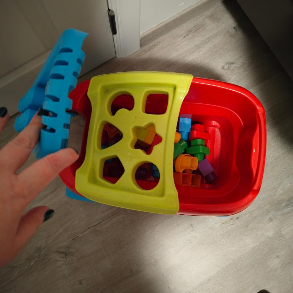 Mega Bloks blokkenkar / loopwagentje, Kinderen en Baby's, Ophalen, Gebruikt, Megabloks