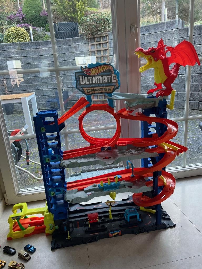 Hot Wheels City Ultimate Garage, Comme neuf, Enlèvement, Circuit, Hot Wheels