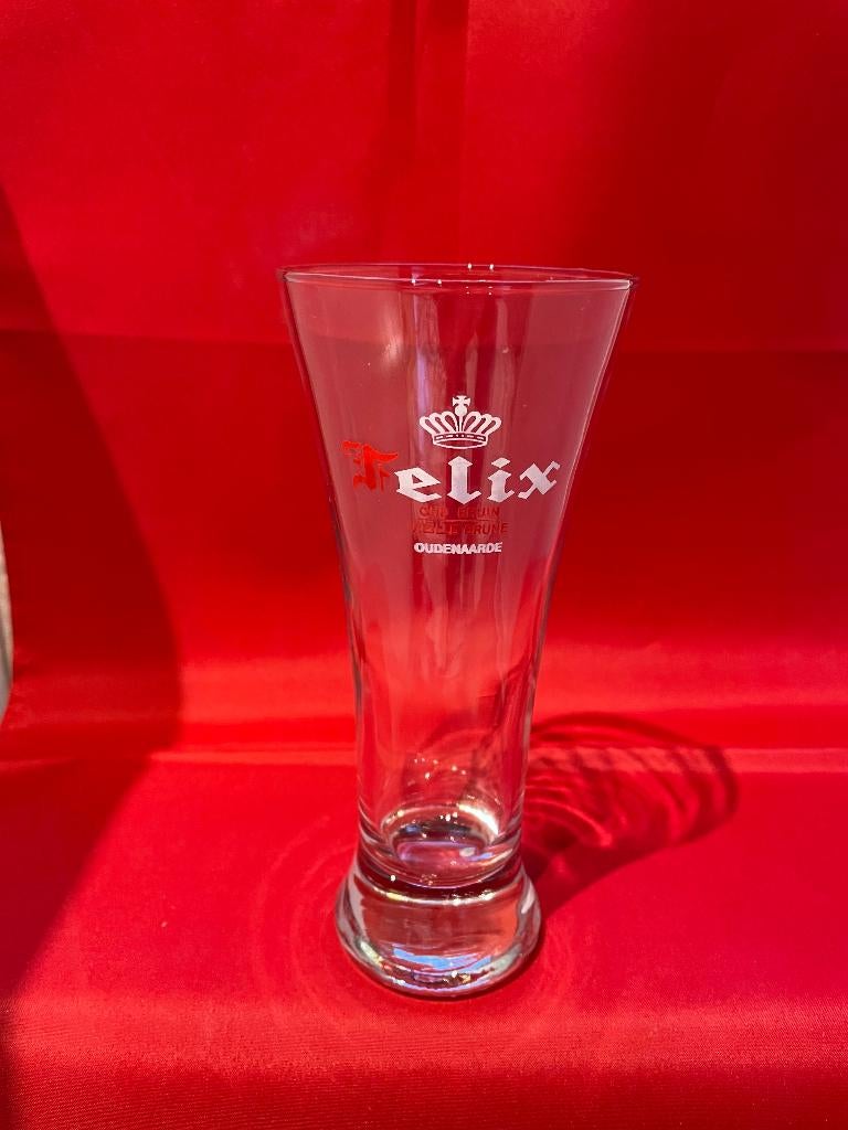 bierglas Felix Oud Bruin Oudenaarde Clarysse, Ophalen of Verzenden, Gebruikt, Bierglas