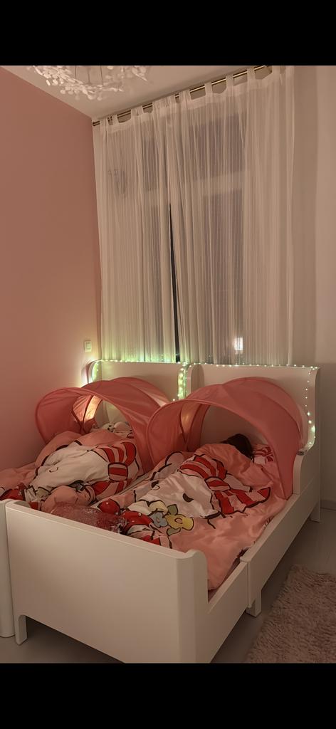 2 IKEA kinderbedden, Huis en Inrichting, Slaapkamer | Complete slaapkamers, Ophalen, Zo goed als nieuw