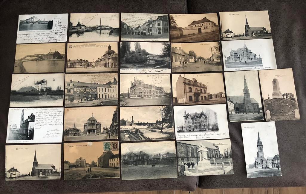 25 CPA Saint-Ghislain , Tertre , Baudour, Hautrage, Sirault,, Collections, Cartes postales | Belgique, Enlèvement ou Envoi