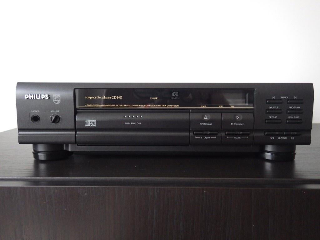 Philips CD-140 CD-speler met AB en handleiding, TV, Hi-fi & Vidéo, Lecteurs CD, Enlèvement ou Envoi, Utilisé, Philips