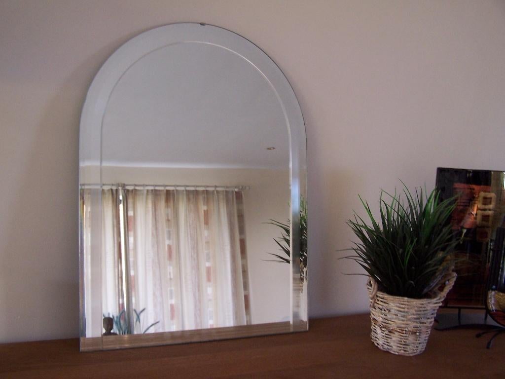 Spîegel, Huis en Inrichting, Woonaccessoires | Spiegels, Ophalen, Zo goed als nieuw, Minder dan 50 cm, Minder dan 100 cm