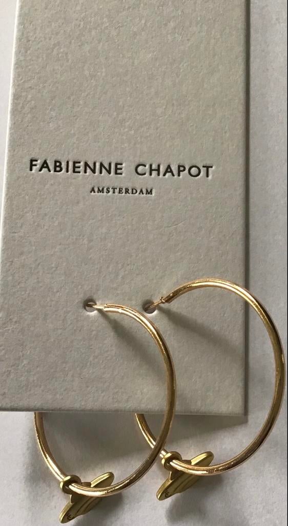 Fabienne Chapot, FC oorbellen, Bijoux, Sacs & Beauté, Boucles d'oreilles, Enlèvement ou Envoi, Utilisé, Or, Pendantes