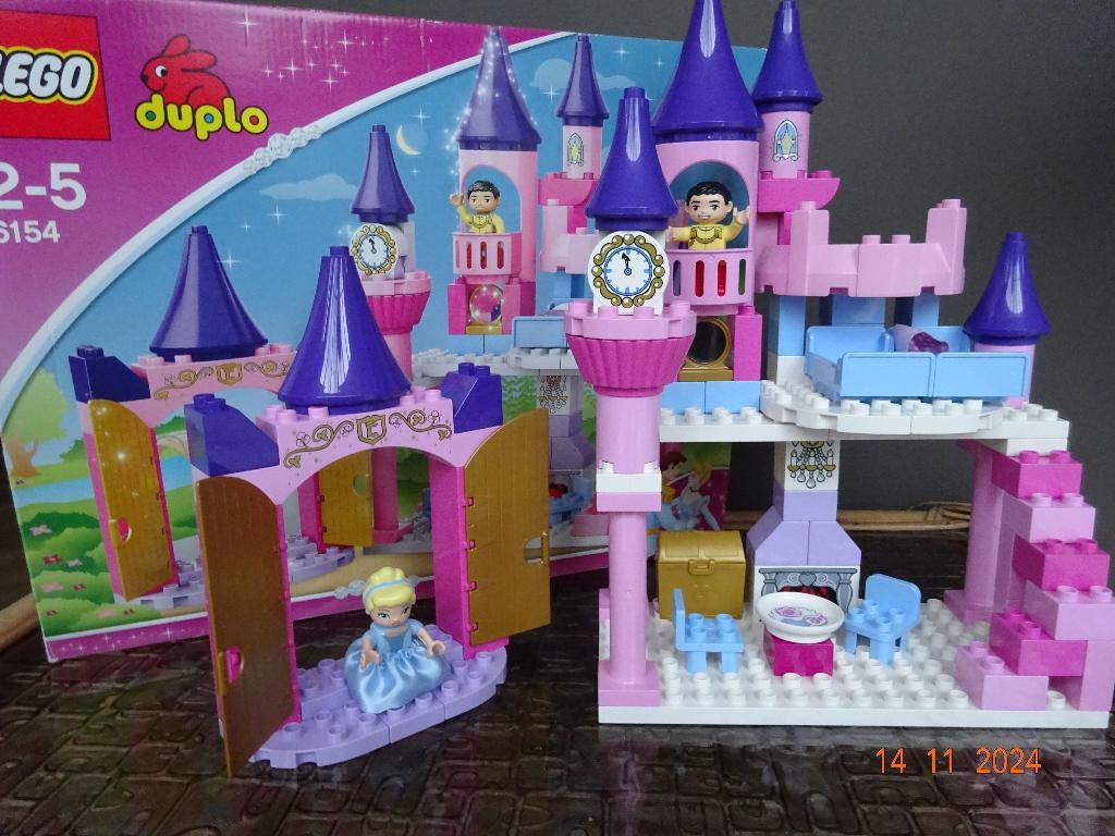 Duplo Disney Princess Assepoester's Kasteel -6154PRIMA STAAT, Kinderen en Baby's, Speelgoed | Duplo en Lego, Ophalen of Verzenden