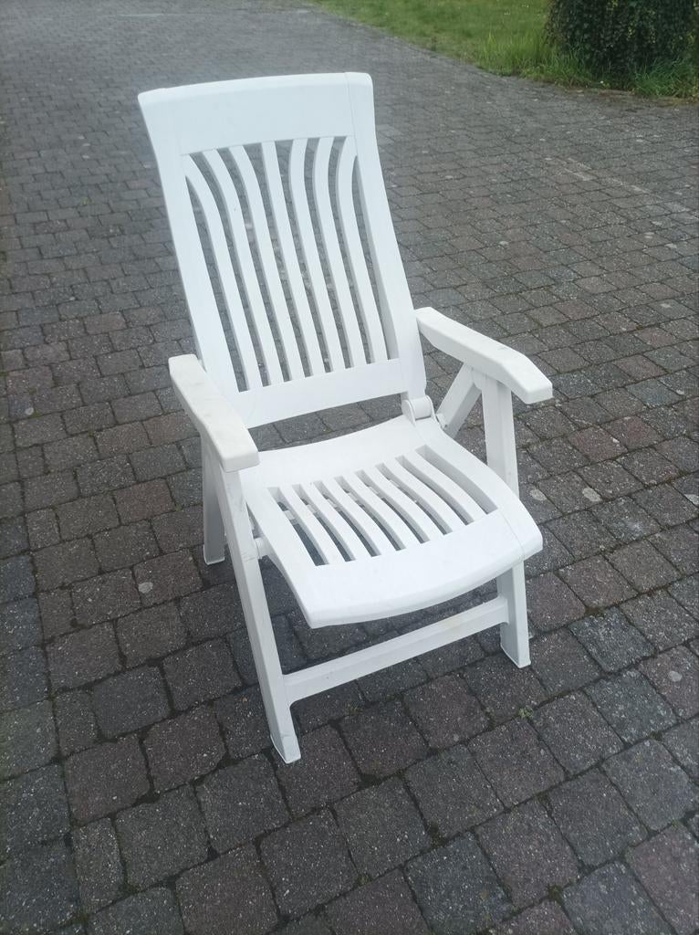 Tuinzetel, Jardin & Terrasse, Chaises longues, Enlèvement, Synthétique, Pliant