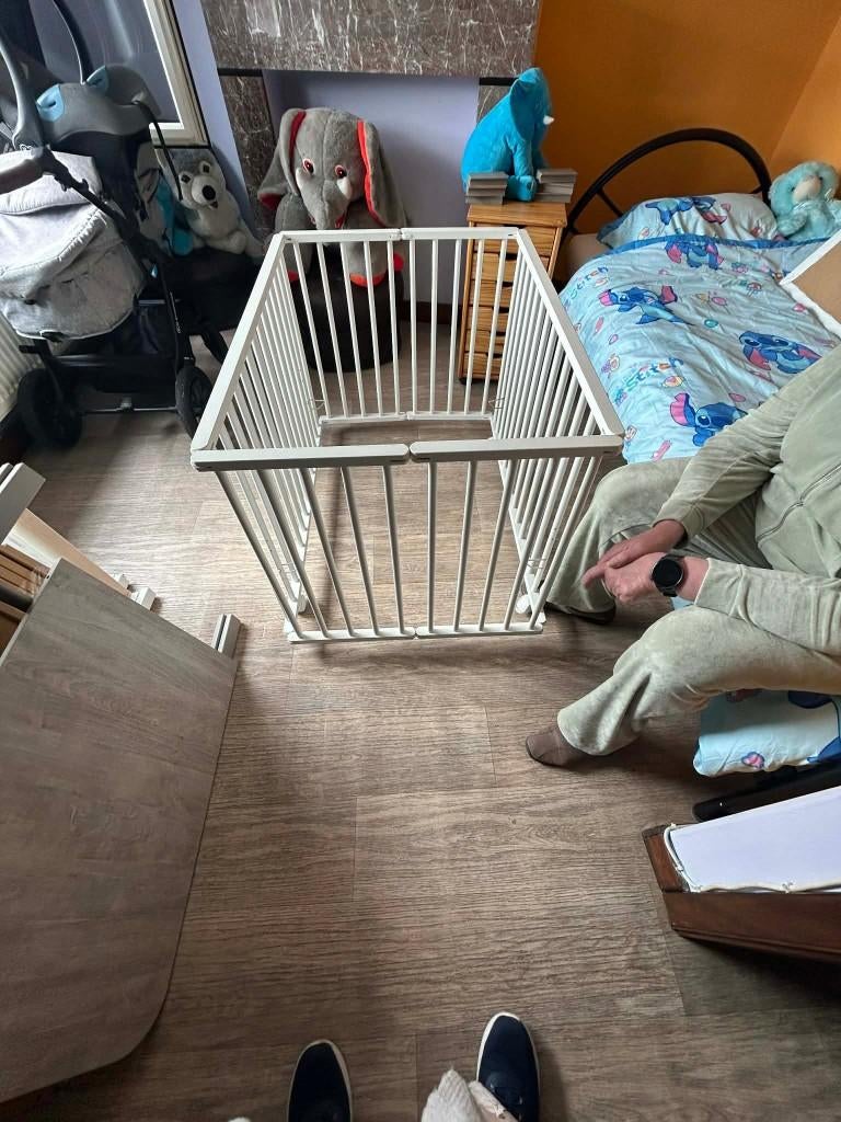 kinderpark op wielen, Kinderen en Baby's, Ophalen, Gebruikt, Rechthoekig, In hoogte verstelbaar