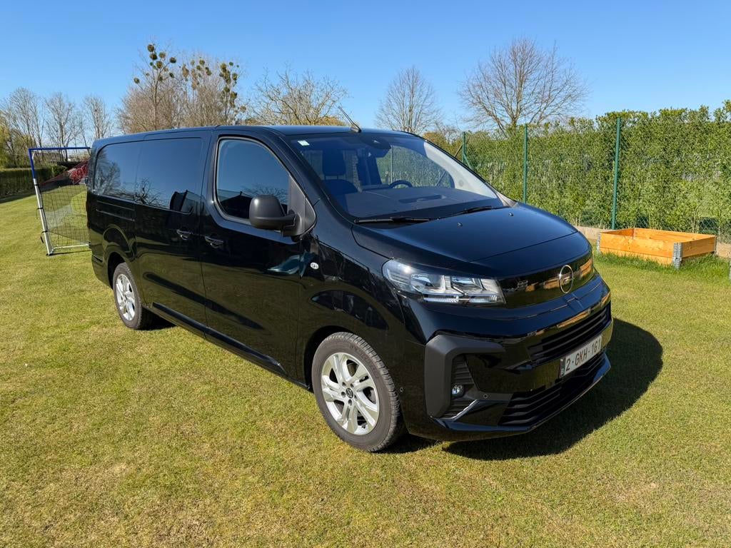 Opel vivaro dubbele cabine 2.0l - 170pk, Auto's, Stof, Euro 6, USB, Zwart