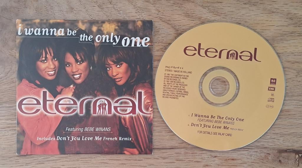 Eternal feat. BEBE WINANS - I Wanna Be The Only One, CD & DVD, CD Singles, 1 single, Enlèvement ou Envoi, Utilisé, Pop