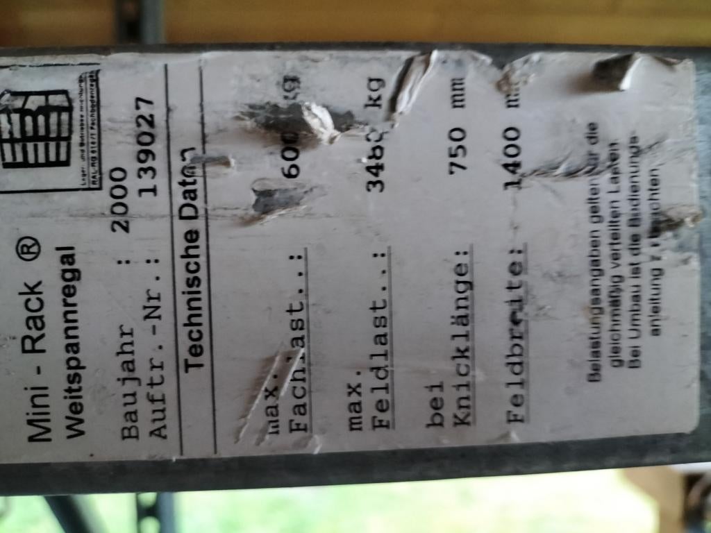 Rek 1.5 x 2.00 x 0.65, Computers en Software, Servers, Ophalen