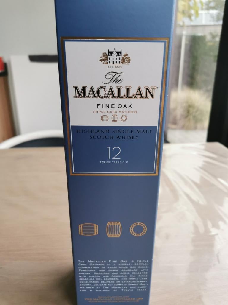 Macallan Fine Oak 12 y, Ophalen of Verzenden