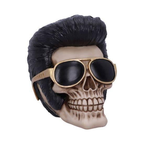 Elvis Presley The King Skull hoofd, Ophalen of Verzenden, Nieuw, Pop, Beeldje of Miniatuur