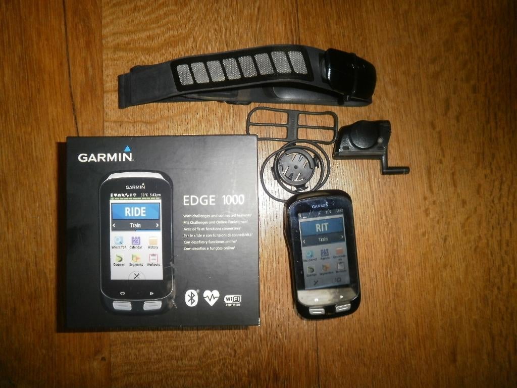 Garmin 1000, Fietsen en Brommers, Fietsaccessoires | Fietscomputers, Ophalen of Verzenden, Draadloos, Gebruikt