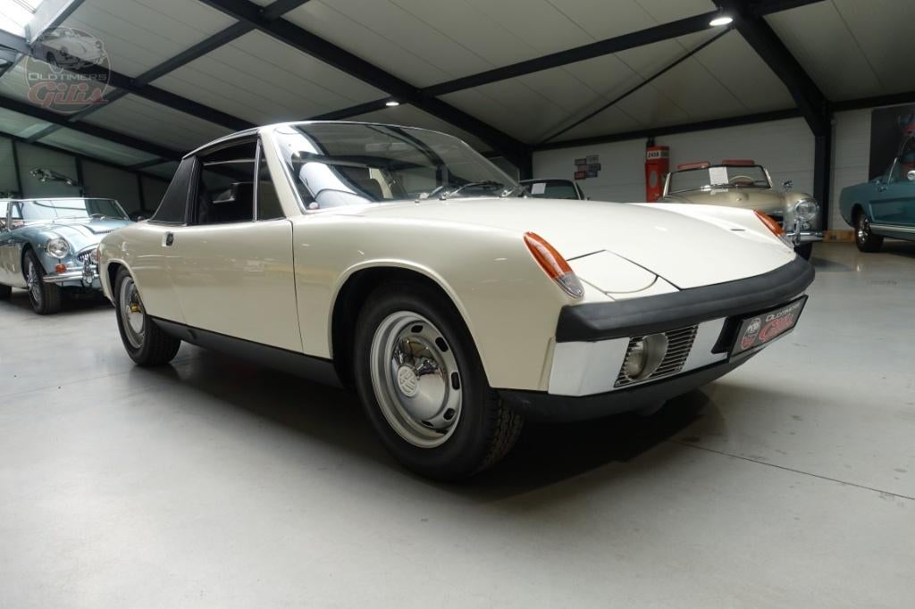 1970 Porsche 914, Achterwielaandrijving, Wit, Leder, Bedrijf