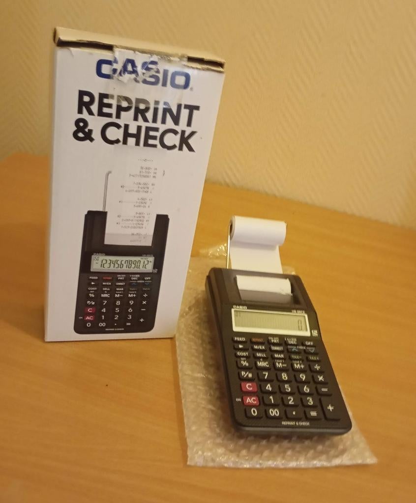Calculatrice Casio HR-8RCE-BK, Divers, Envoi, Utilisé