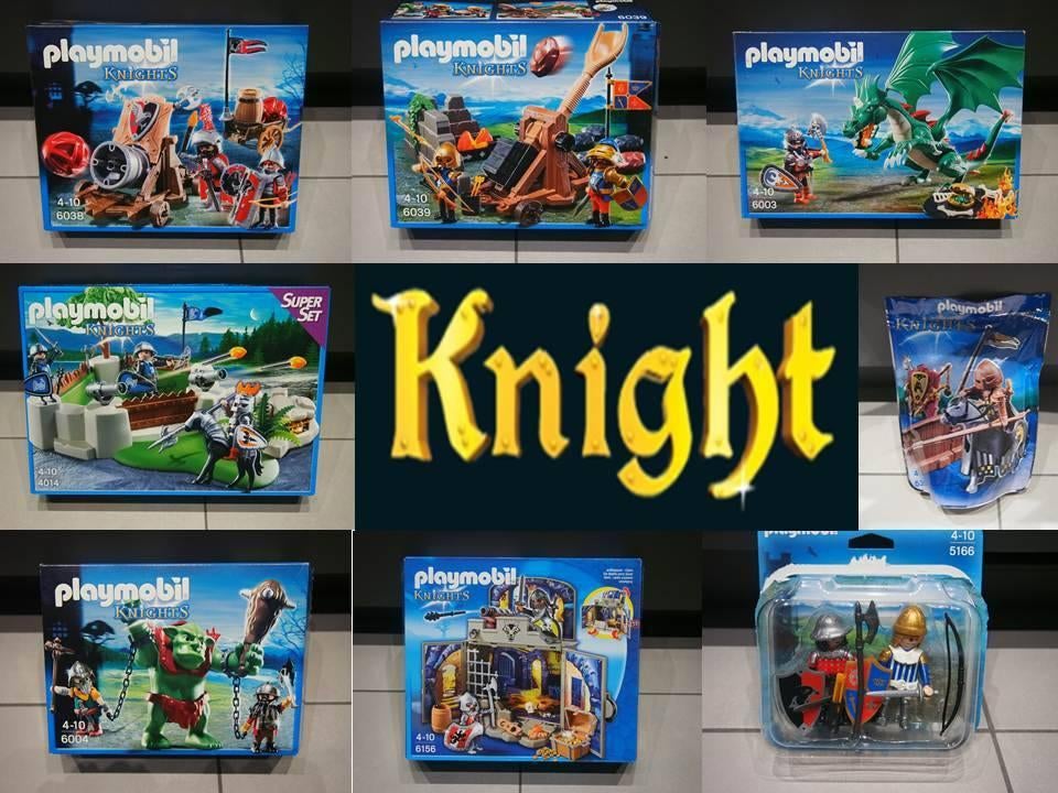 Playmobil Knight 8 Sets, Kinderen en Baby's, Speelgoed | Playmobil, Ophalen, Zo goed als nieuw, Complete set