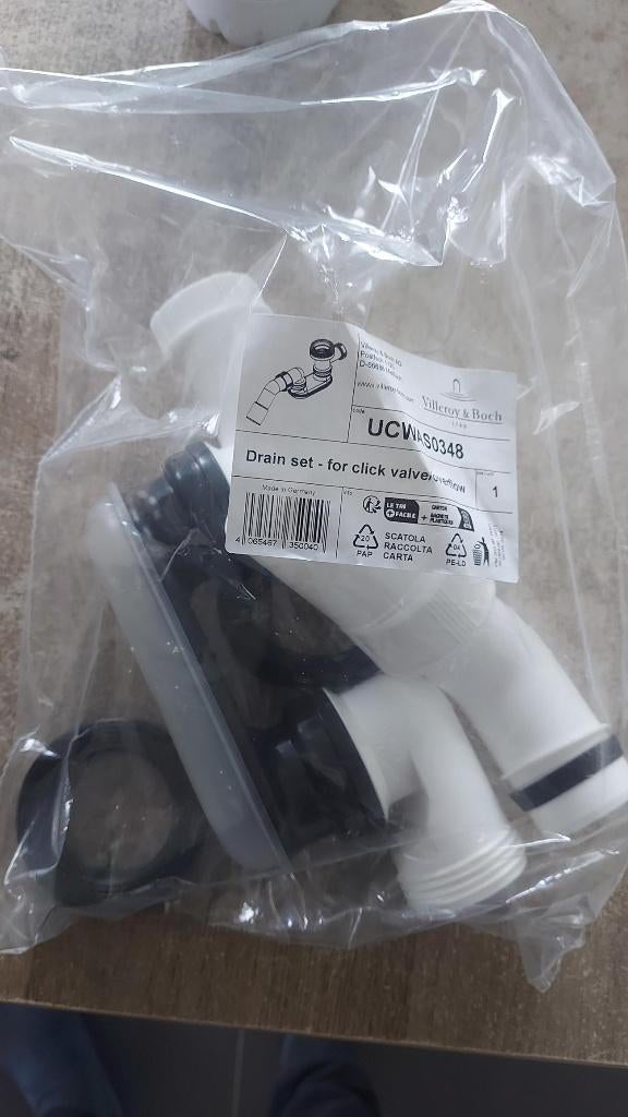 Villeroy & Boch afvoer- en overloopcombinatie bad, Ophalen, Nieuw, Bad