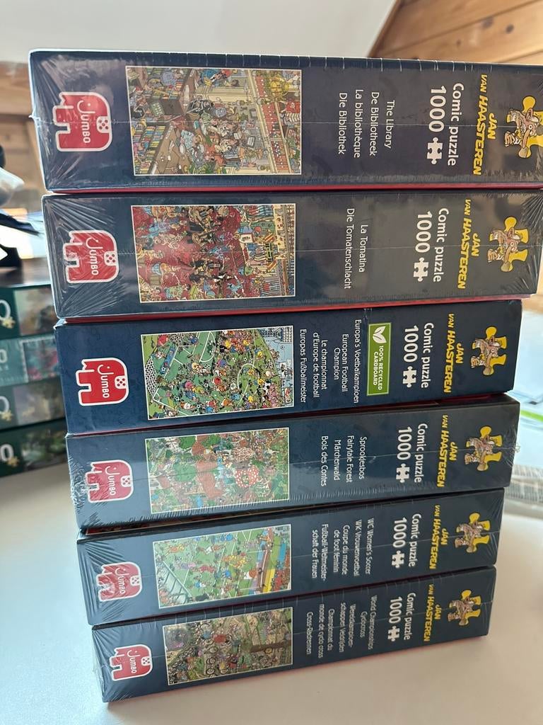 6 nieuwe JvH puzzels te koop, Ophalen, Zo goed als nieuw