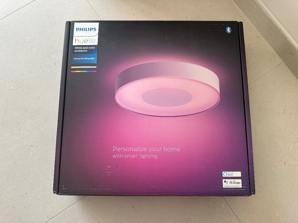 Philips Hue Infuse (38cm), Huis en Inrichting, Lampen | Plafondlampen, Zo goed als nieuw, Kunststof, Ophalen