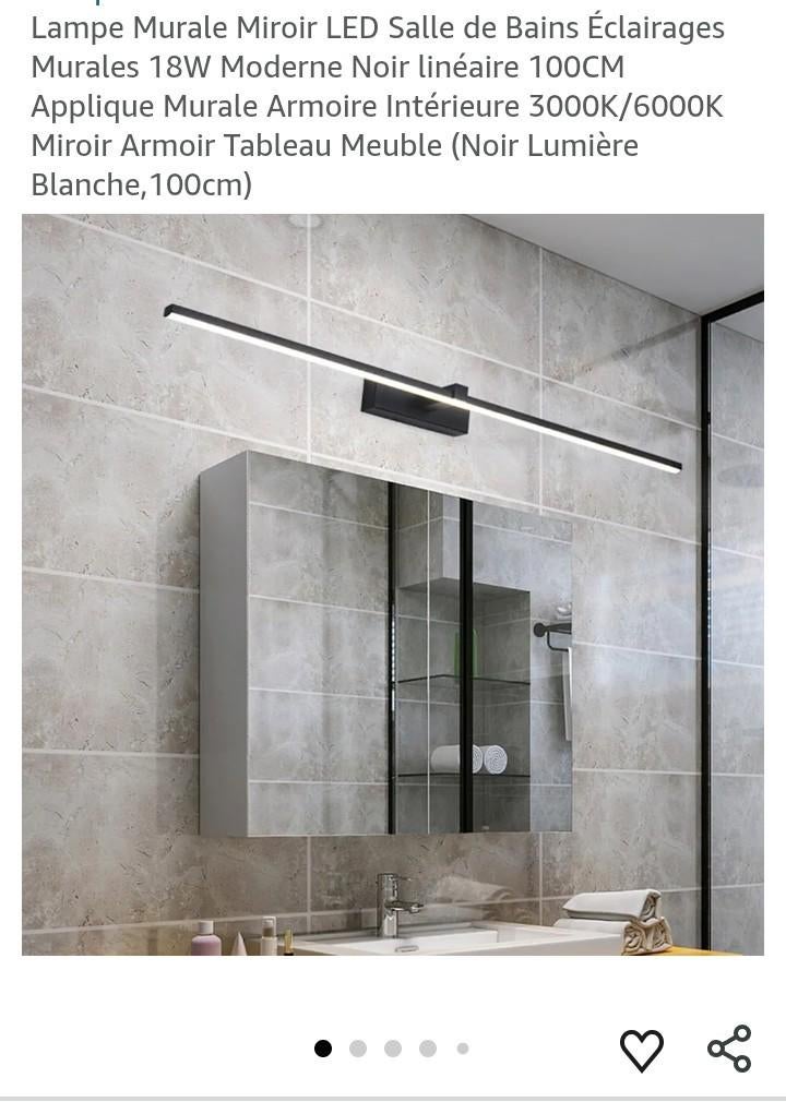 Applique murale led IP neuve, Enlèvement