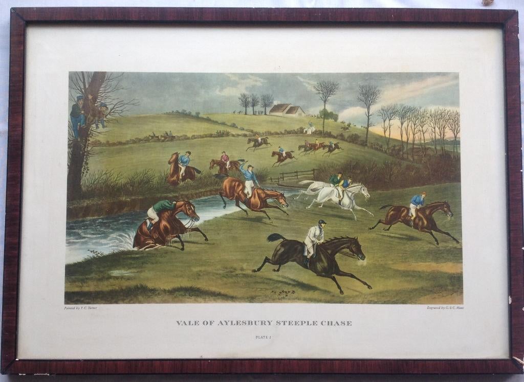 2 Reproducties  Vale of Aylesbury Steeple Chase, Ophalen of Verzenden