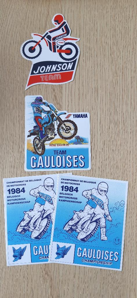 autocollant motocross 1983 + 1984, Collections, Enlèvement ou Envoi, Comme neuf, Sport