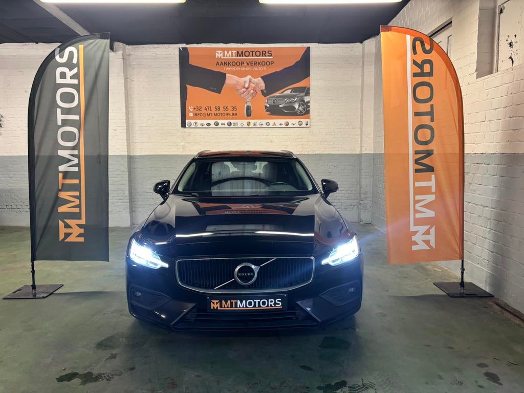 Volvo V60/2020/2.0diesel/Camera/Front Assist/PDC/, Auto's, 1969 cc, Zwart, Leder, 5 deurs