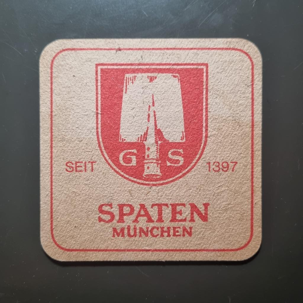 Sous Bock Spaten München (modèle 1), Collections, Enlèvement ou Envoi, Utilisé, Sous-bock, Autres marques