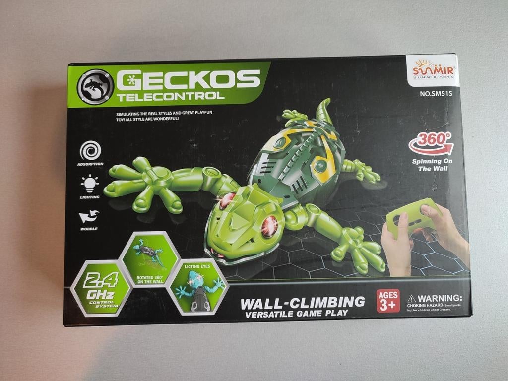 gekko wall crawler op afstandsbediening (Nieuw), Ophalen of Verzenden, Nieuw, Afstandsbediening