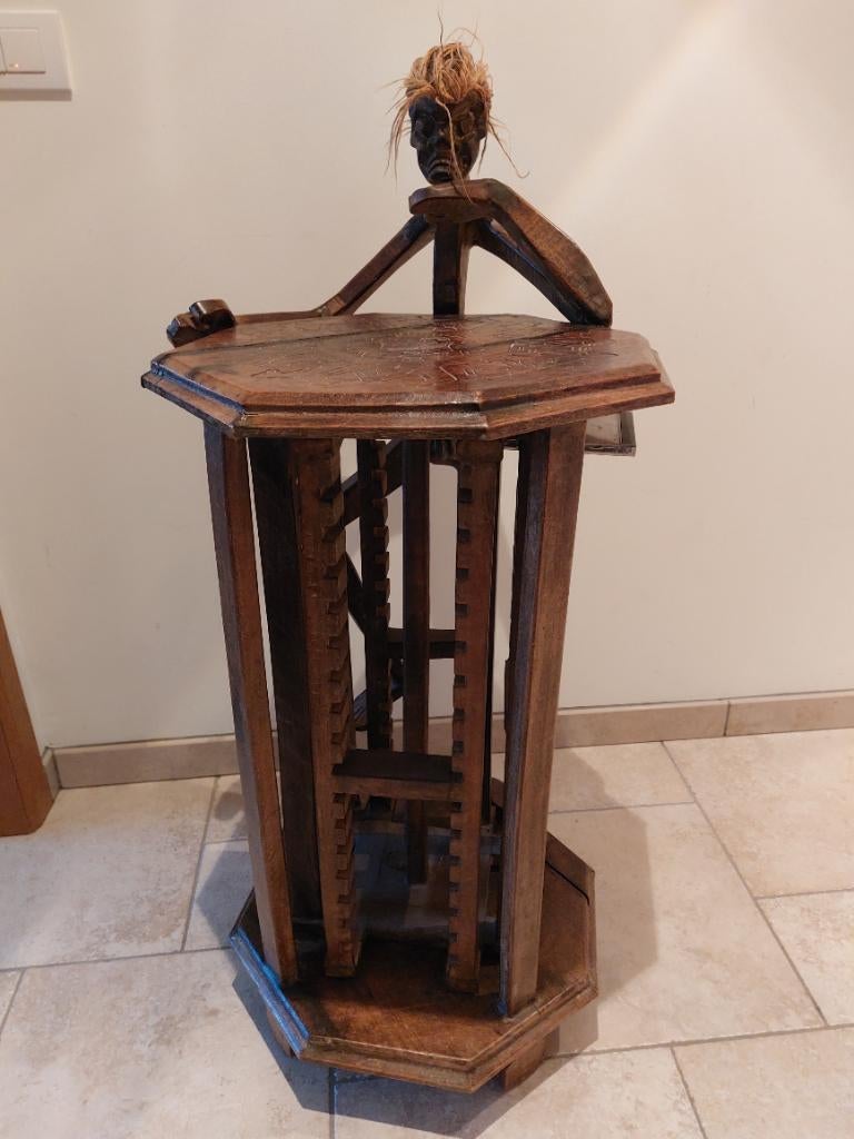 CD-rek (plaats voor 64 cd's), Ophalen, Gebruikt, 25 tot 75 discs, Hout