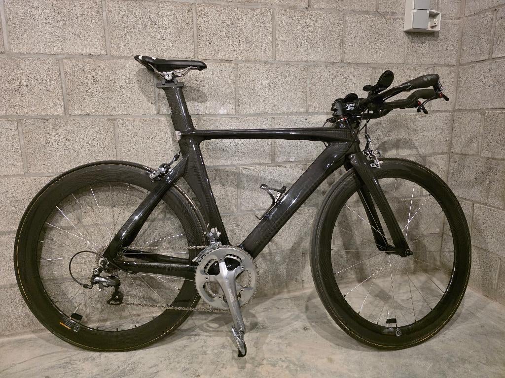 Tijdritfiets, 28 inch, Carbon, Heren, Zo goed als nieuw
