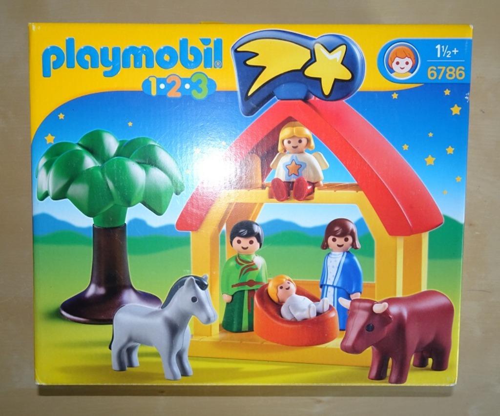 Playmobil 123 Kerststal - 6786, Kinderen en Baby's, Ophalen of Verzenden, Zo goed als nieuw, Complete set