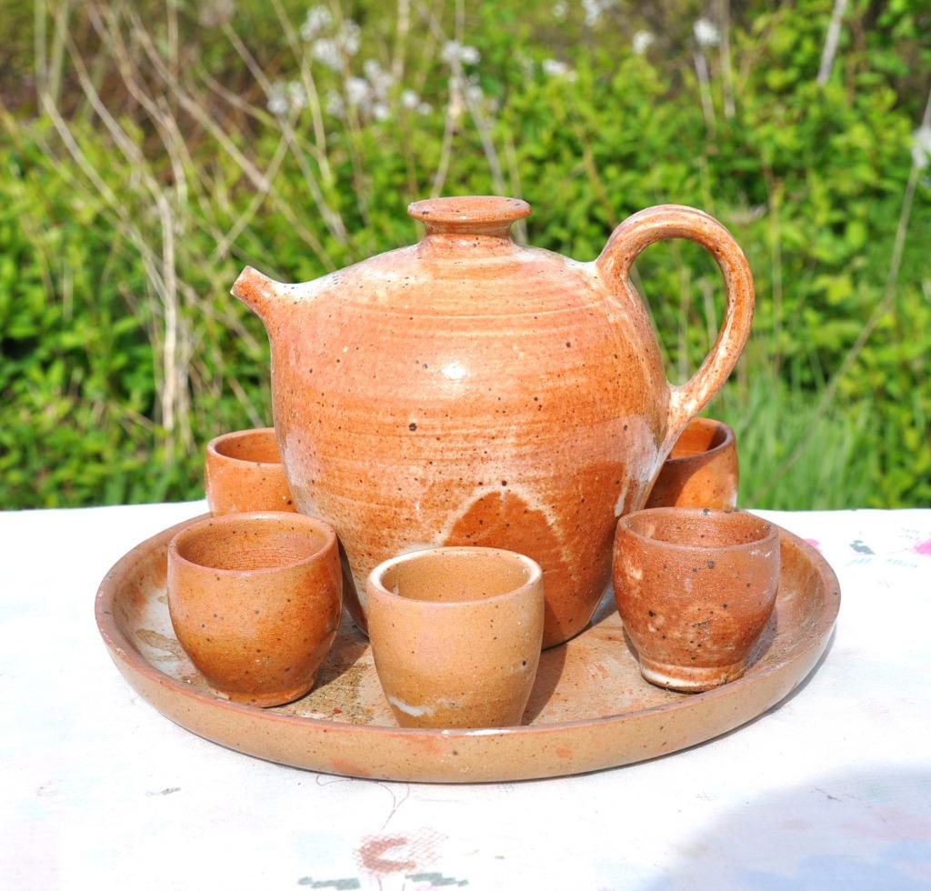 service a liqueur en terre cuite, Antiquités & Art, Enlèvement ou Envoi