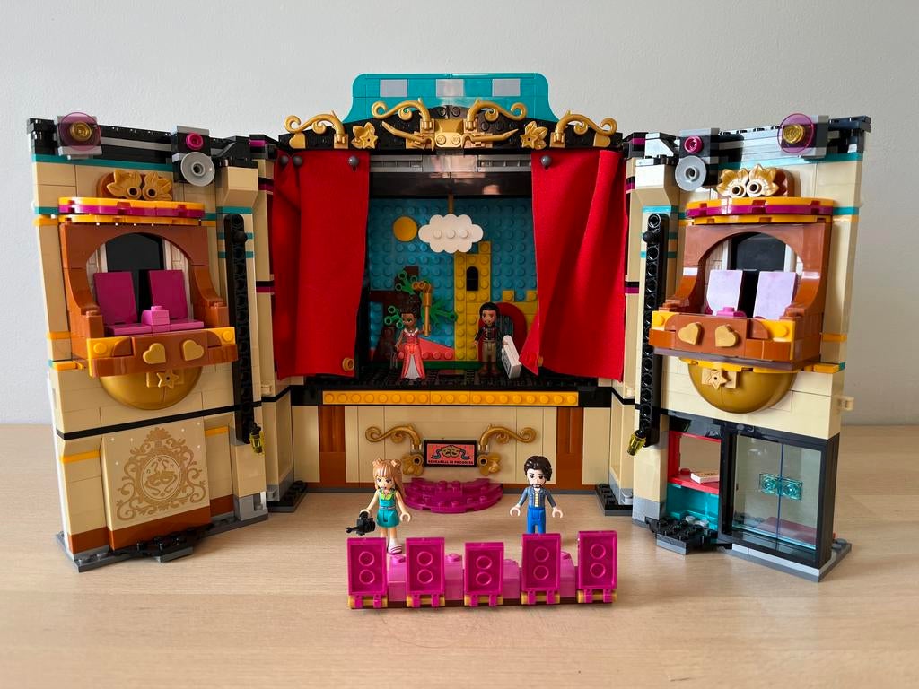 Lego Friends theaterschool (41714), Ophalen, Zo goed als nieuw, Complete set, Lego