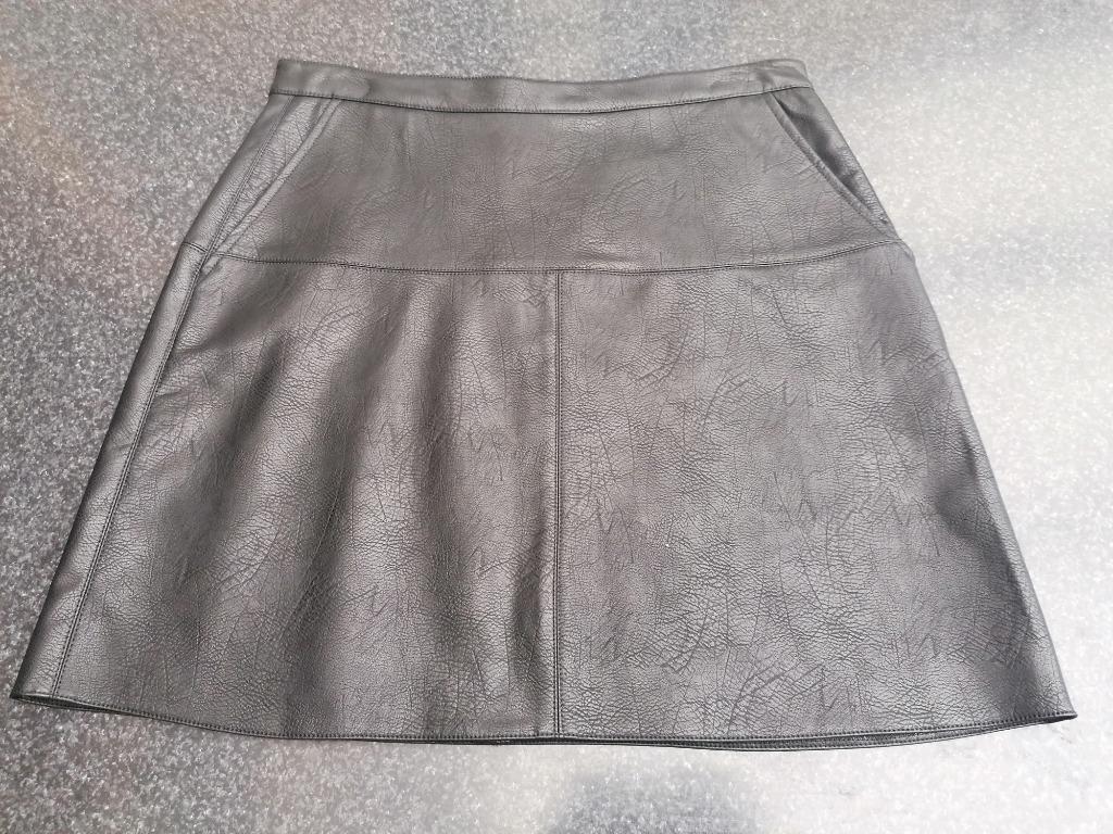 Nieuw rok zwart imitatie- leer, medium, A-lijn, Ophalen of Verzenden, Nieuw, Maat 38/40 (M), Zwart