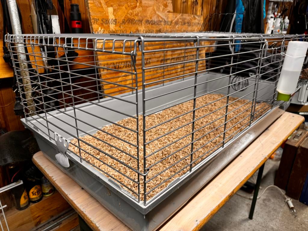 Caga pour rongeur avec accessoires., Animaux & Accessoires, Enlèvement, Comme neuf, Cage