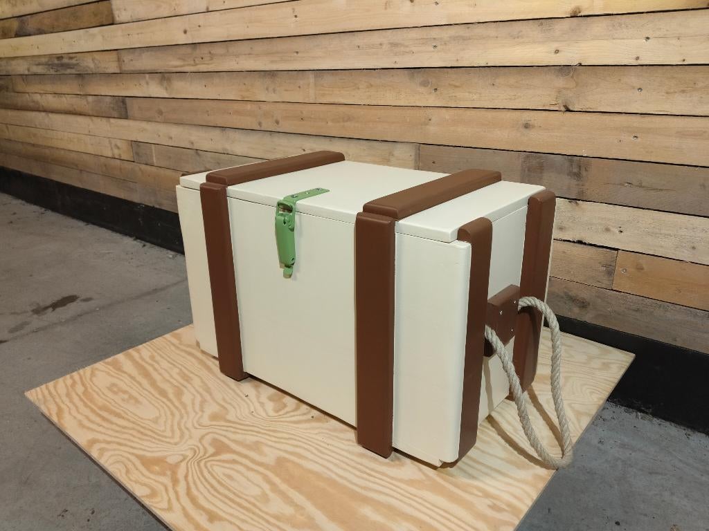 Coffre en Bois - Rénovation récente, Neuf, Moins de 50 cm, Enlèvement ou Envoi, 50 à 100 cm