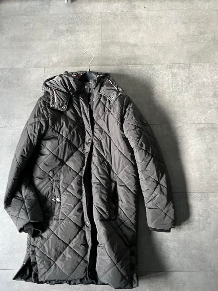 Grijze meisjeswinterjas maat 170/176, Kinderen en Baby's, Kinderkleding | Maat 170, Gebruikt, WE, Meisje, Ophalen of Verzenden