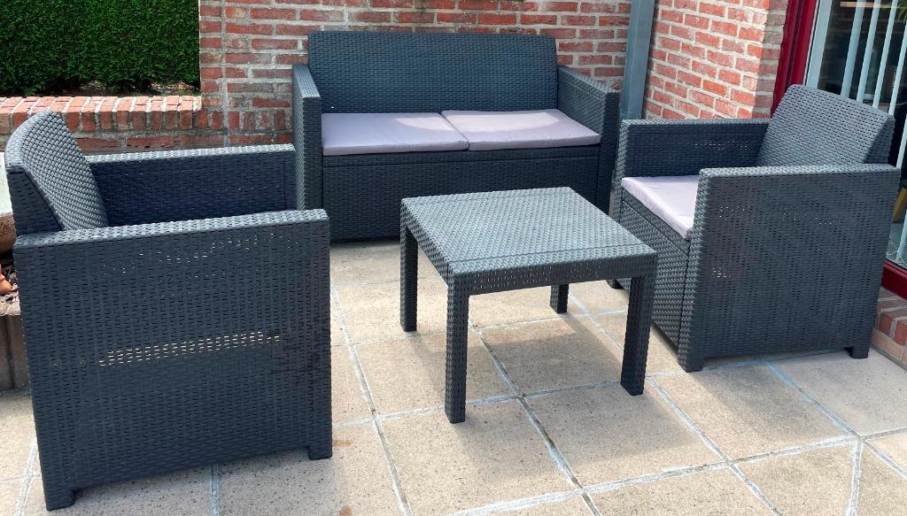 Alibert tuinmeubelen, Tuin en Terras, Tuinsets en Loungesets, Ophalen, 4 zitplaatsen, Tuinset, Bank