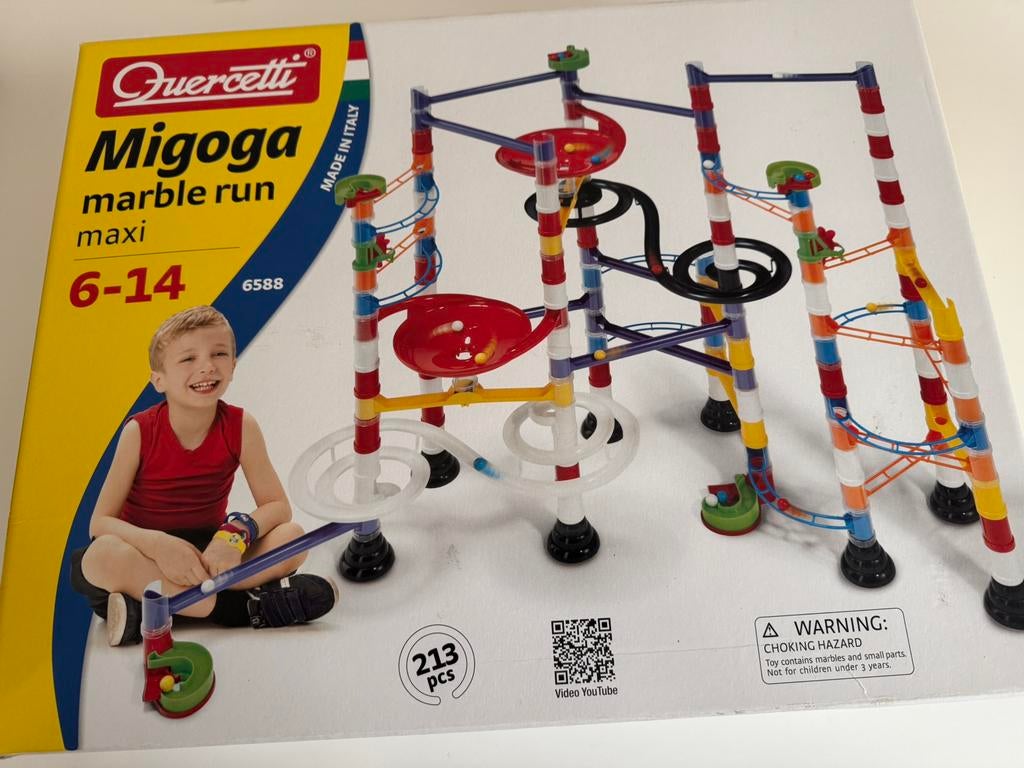Knikkerbaan Quercetti Migoga Marble Run Maxi – 213 stuks, Ophalen, Zo goed als nieuw