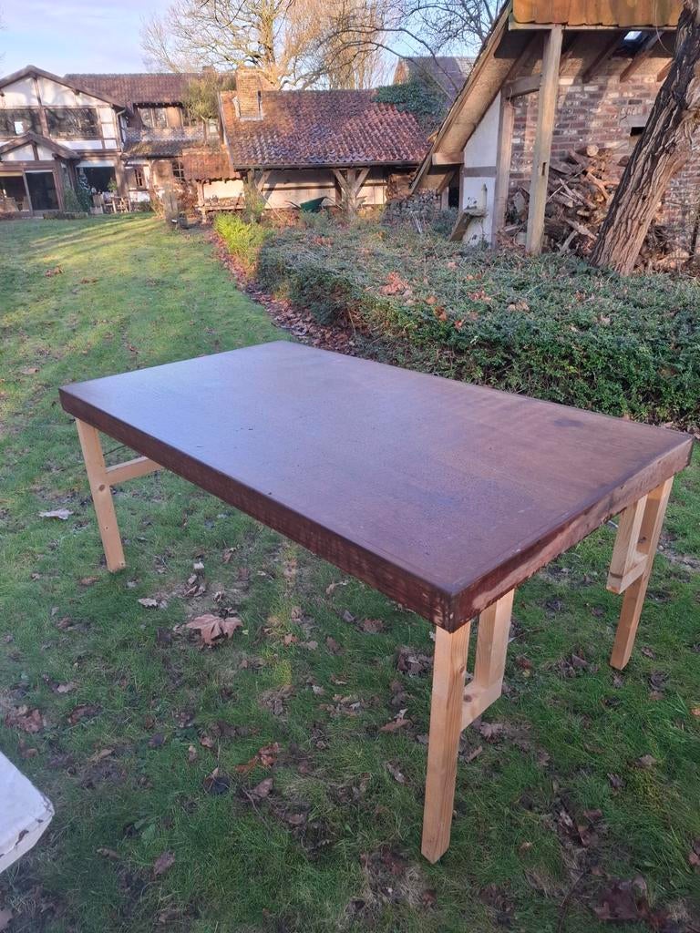 Opklapbare houten tafels, Tuin en Terras, Tuintafels, Ophalen