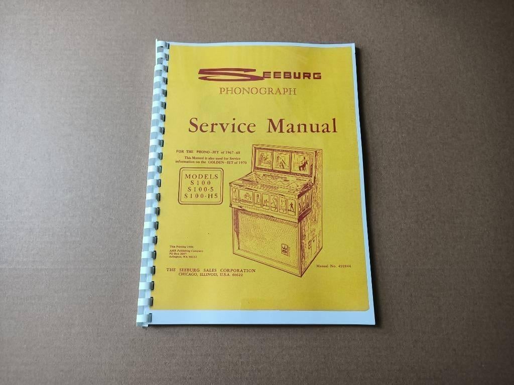Service Manual: Seeburg Phonojet S100 (1967) jukebox nieuw !, Verzenden, Seeburg