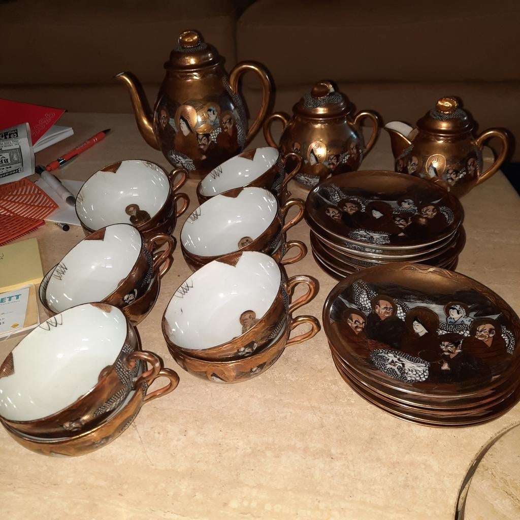 vaisselle japonaise Voir l'explication., Antiquités & Art, Antiquités | Services (vaisselle) complet, Enlèvement ou Envoi