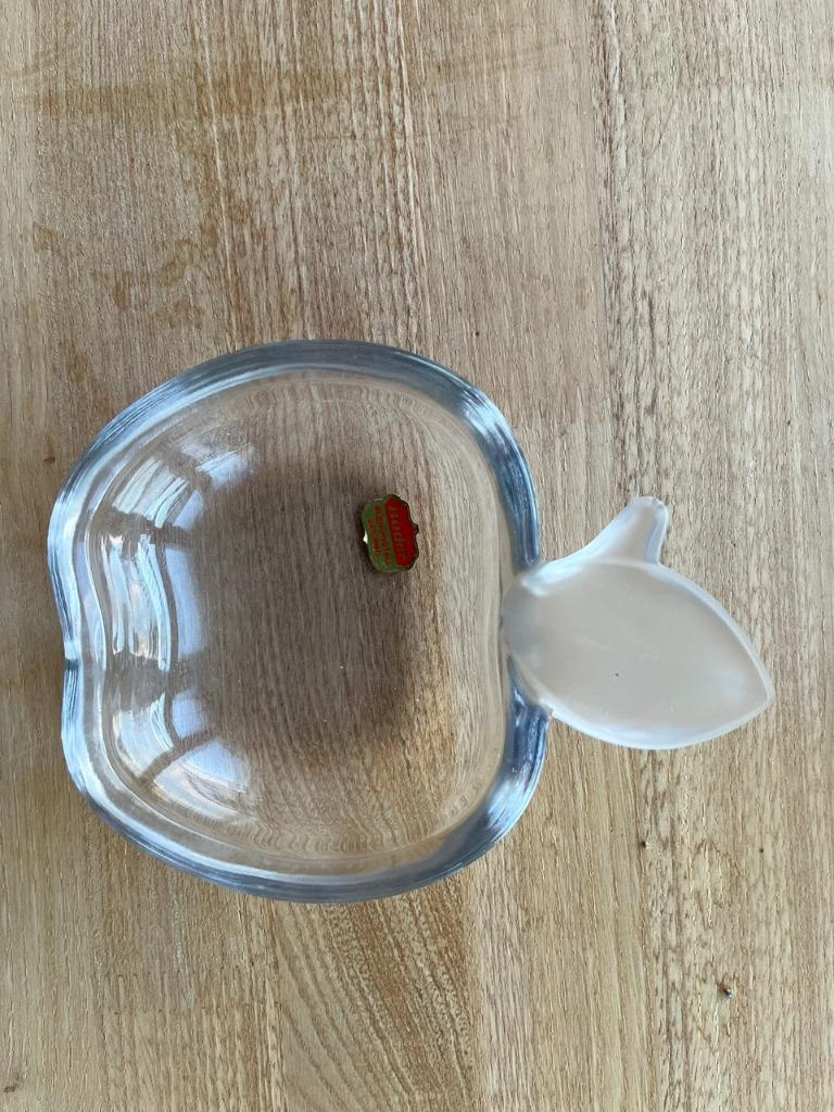 Plat en cristal en forme de pomme, Antiquités & Art, Enlèvement