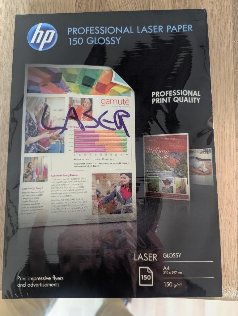HP professional laser paper, Ophalen, Nieuw