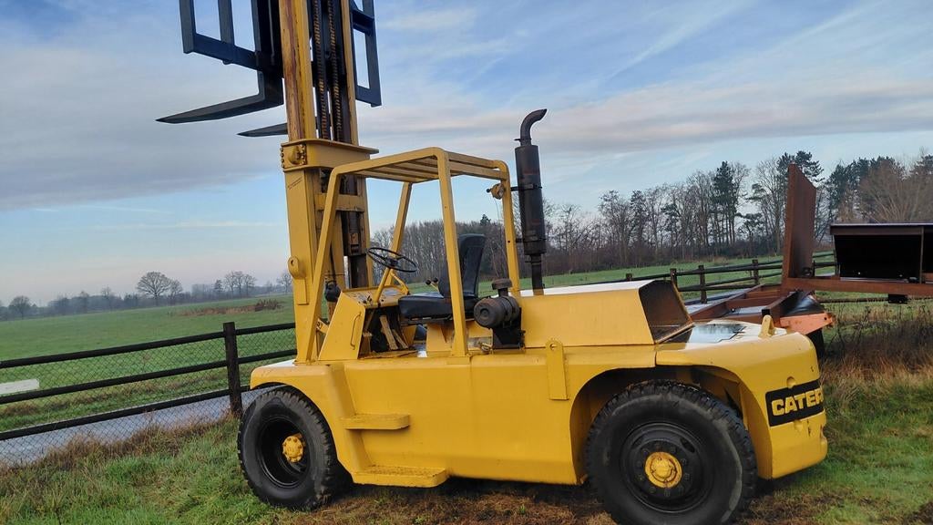 Caterpillar 12 ton diesel heftruck in perfecte staat, Zakelijke goederen, Ophalen, Diesel, Heftruck